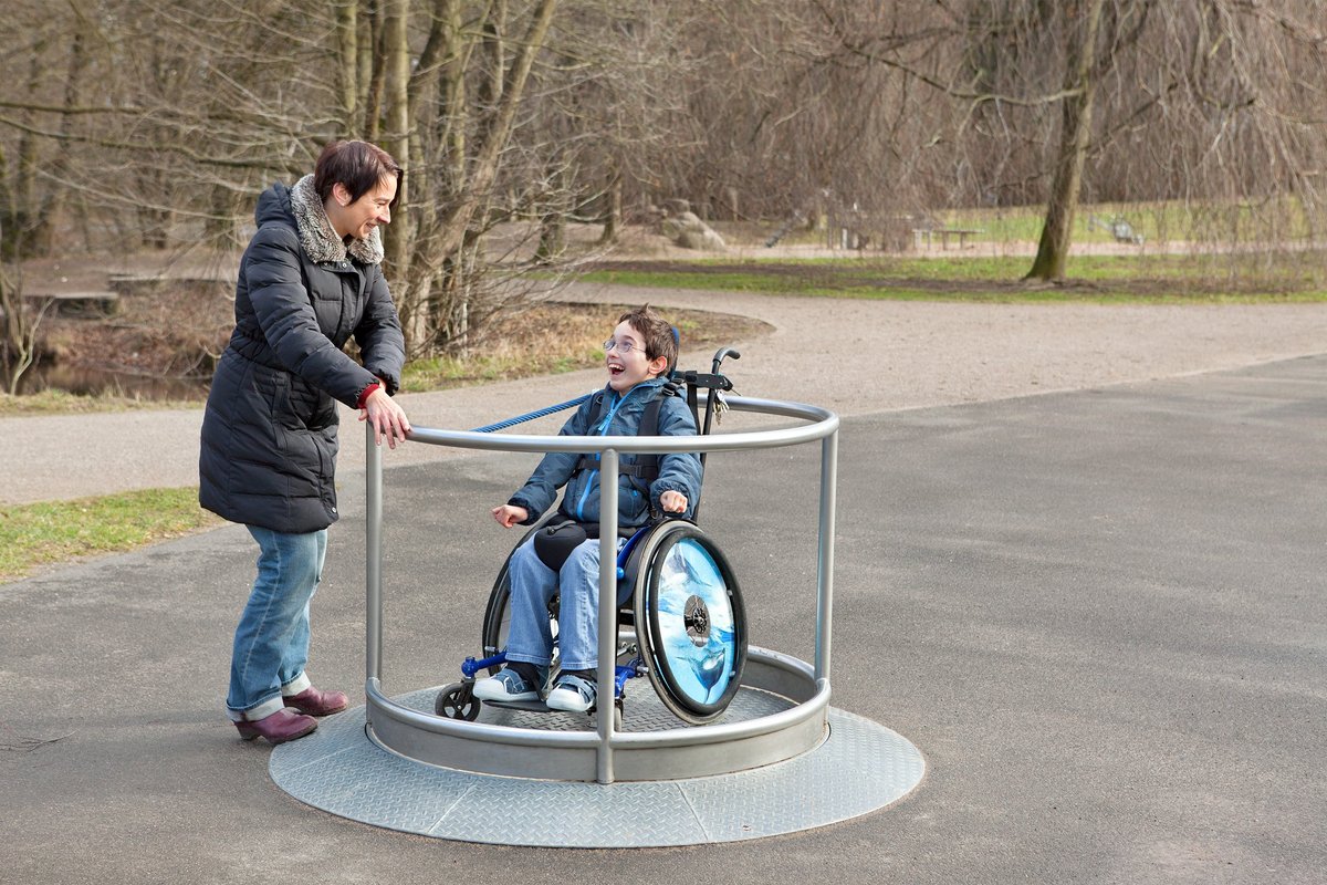 Small Wheelchair Carousel